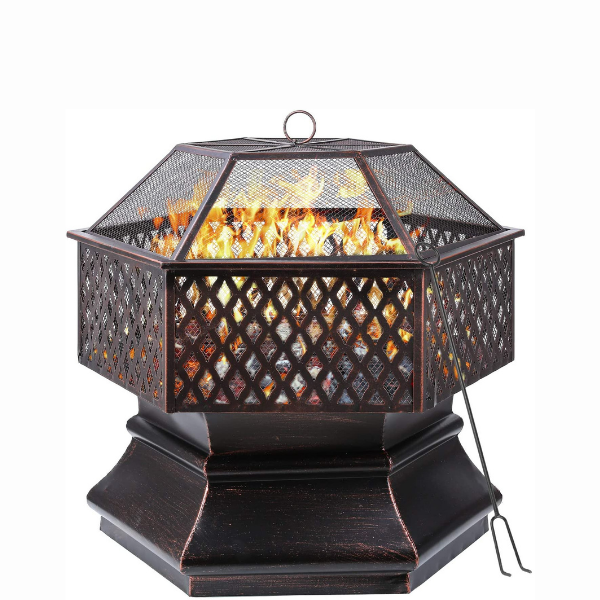 Barbecue Brasero Hexagonal