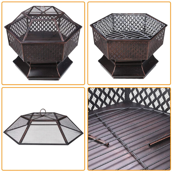 Barbecue <br> Brasero Hexagonal