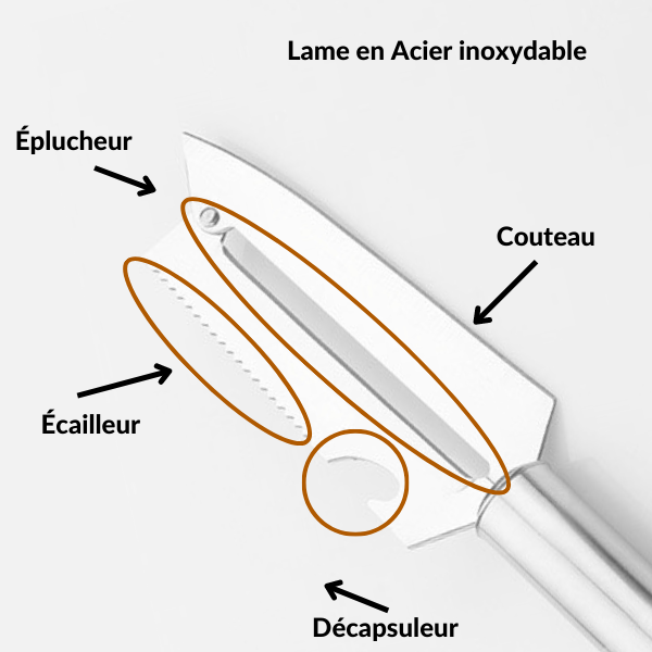 Économe <br> Cuisine Inox