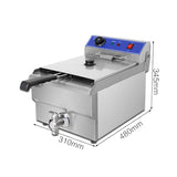 Friteuse Professionnelle <br> avec Robinet de Vidange