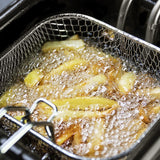 Mini Friteuse <br> en Inox 1,5 Litre